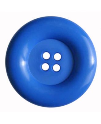 Modeknopf mit Wulstrand -  Größe: 34mm - Farbe: blau - Art.Nr. 280823
