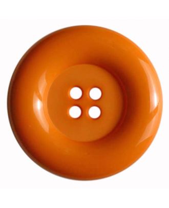 Modeknopf mit Wulstrand -  Größe: 38mm - Farbe: orange - Art.Nr. 340580