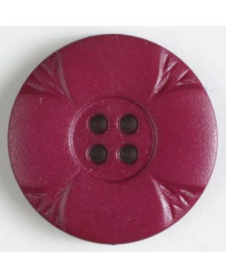 Polyamidknopf mit Löchern - Größe: 23mm - Farbe: lila - Art.Nr. 318636