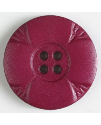 polyamide button with holes - Size: 23mm - Color: lilac - Art.No. 318636