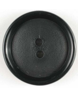 Modeknopf schlicht, mit dünnem Rand -  Größe: 18mm - Farbe: schwarz - Art.Nr. 190469