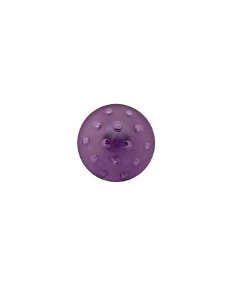 plexiglass button round shape in a frozen look and with shank - Size: 11mm - Color: purple - Art.No.: 247002