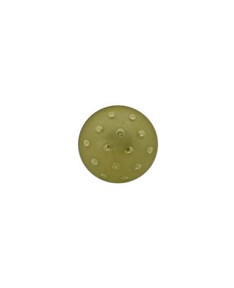 plexiglass button round shape in a frozen look and with shank - Size: 14mm - Color: khaki - Art.No.: 287003