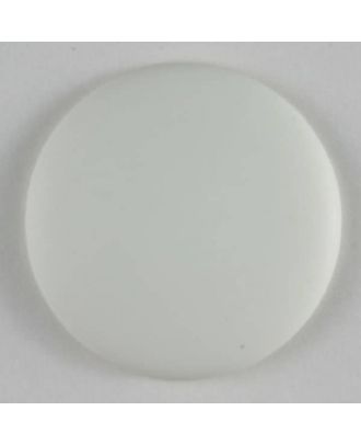 Modeknopf schlicht, matt - Größe: 15mm - Farbe: weiß - Art.Nr. 201095