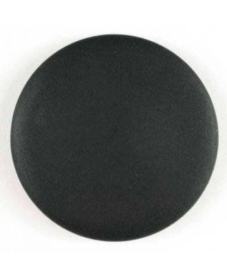 Modeknopf schlicht, matt - Größe: 23mm - Farbe: schwarz - Art.Nr. 250689