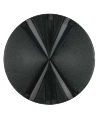 Modeknopf mit interessantem x-förmigem Muster - Größe: 20mm - Farbe: schwarz - Art.Nr. 220935
