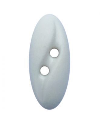 Polyamidknopf oval im "Vintage Look"  mit 2 Löchern - Größe:  20mm - Farbe: weiß - ArtNr.: 311112