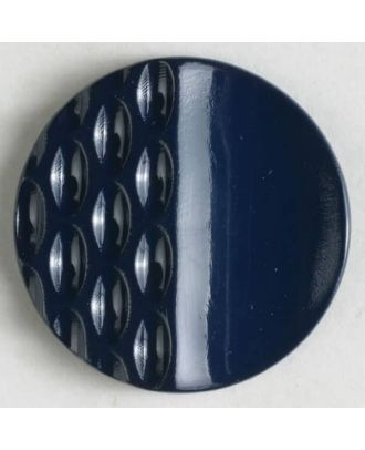 Polyamidknopf mit Löchern - Größe: 23mm - Farbe: marineblau - Art.Nr. 310806
