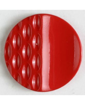 Polyamidknopf mit Löchern - Größe: 23mm - Farbe: rot - Art.Nr. 310807