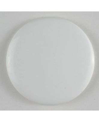 Modeknopf schlicht, glänzend -  Größe: 19mm - Farbe: weiß - Art.Nr. 231248