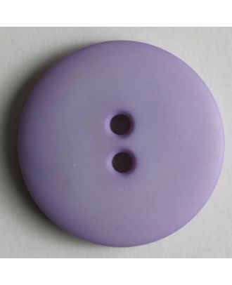 Modeknopf schlicht, matt, 2 Loch -  Größe: 23mm - Farbe: lila - Art.Nr. 221165