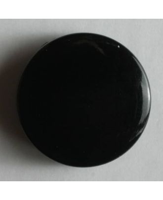 Modeknopf schlicht, glänzend -  Größe: 13mm - Farbe: schwarz - Art.Nr. 180192