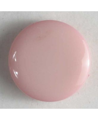 Modeknopf schlicht, glänzend - Größe: 13mm - Farbe: pink - Art.Nr. 180202