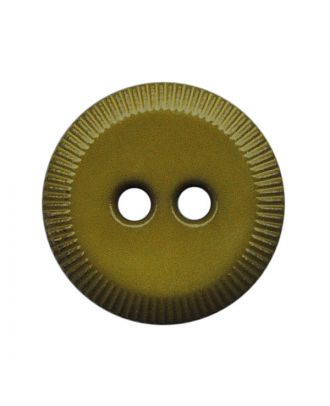 polyamide button round shape with 2 holes - Size: 13mm - Color: khaki - Art.No.: 228811