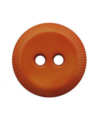 Polyamidknopf rund mit 2 Löchern - Größe:  13mm - Farbe: orange - ArtNr.: 228819