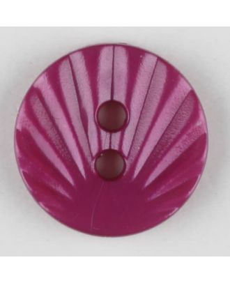 polyamide button, 2 holes - Size: 13mm - Color: lilac - Art.-Nr.: 213715