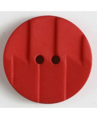 polyamide button 2 holes - Size: 19mm - Color: red - Art.No. 261181