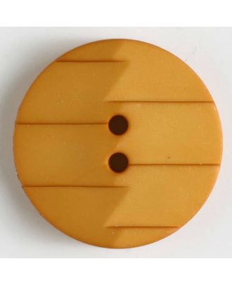 polyamide button 2 holes - Size: 28mm - Color: yellow - Art.No. 345628