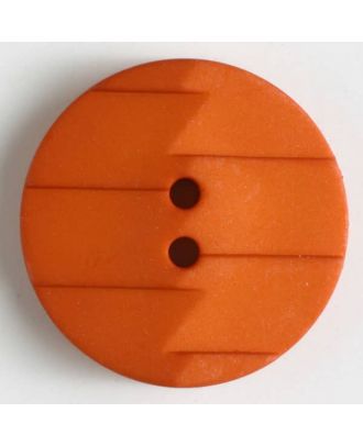 polyamide button 2 holes - Size: 19mm - Color: orange - Art.No. 265629