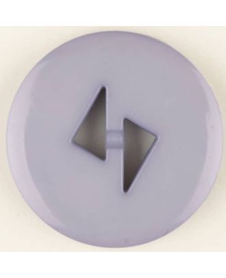 Polyamidknopf mit dreieckigen Knopflöchern, rund, 2 loch - Größe: 13mm - Farbe: lila - Art.Nr. 215729