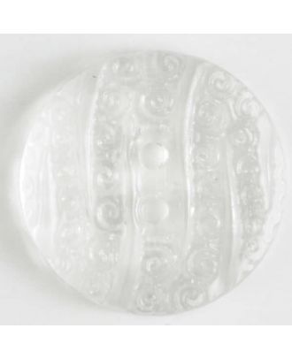 Modeknopf - Größe: 18mm - Farbe: transparent - Art.-Nr.: 260555