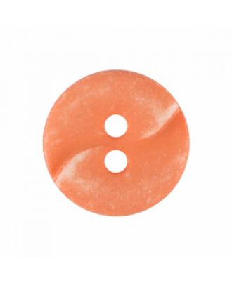 kleiner Polyamidknopf mit einer Welle und zwei Löchern - Größe: 13mm - Farbe: rosa - Art.Nr. 225819