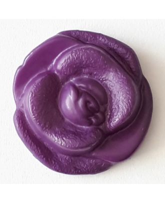 rose button with shank - Size: 15mm - Color: lilac/purple - Art.No. 242805