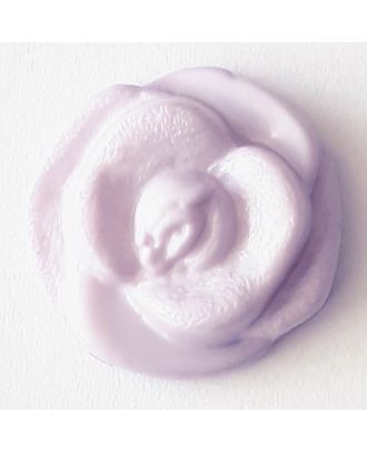rose button with shank - Size: 15mm - Color: lilac/purple - Art.No. 242806