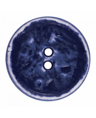 polyamide button round shape vintage look and 2 holes - Size: 23mm - Color: navy blue - Art.-Nr.: 346829