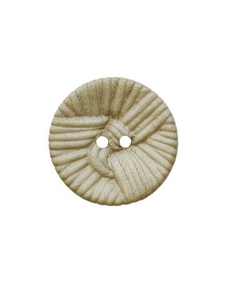 Polyamidknopf, rund, Wollknäuloptik, 2 Löcher - Größe:  25mm - Farbe: hellgrün - ArtNr.: 375111