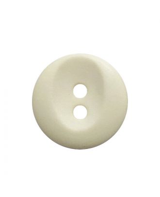Polyamidknopf rund mit 2 Löchern - Größe:  13mm - Farbe: off-white - ArtNr.: 222052