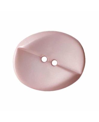 Polyamidknopf oval mit 2 Löchern - Größe:  23mm - Farbe: pink - ArtNr.: 342119