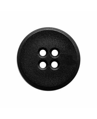 Polyamidknopf rund mit 2 Löchern - Größe:  18mm - Farbe: schwarz - ArtNr.: 311259