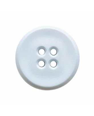 Polyamidknopf rund mit 2 Löchern - Größe:  18mm - Farbe: hellblau - ArtNr.: 312107