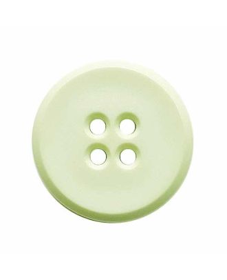 Polyamidknopf rund mit 2 Löchern - Größe:  28mm - Farbe: hellgrün - ArtNr.: 382104