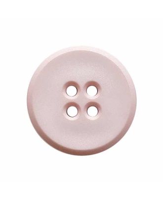 Polyamidknopf rund mit 2 Löchern - Größe:  18mm - Farbe: pink - ArtNr.: 312111
