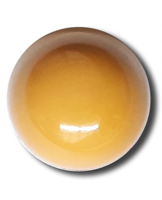 glänzende konvexe Halbkugel mit Öse  - Größe: 15mm - Farbe: beige - Art.Nr. 222827