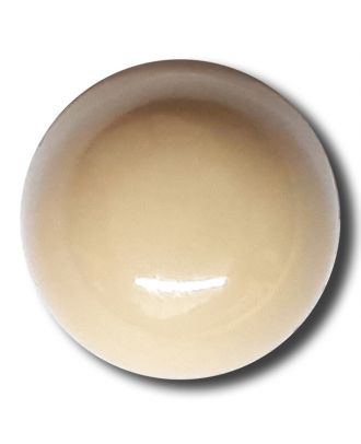 glänzende konvexe Halbkugel mit Öse  - Größe: 18mm - Farbe: beige - Art.Nr. 242840