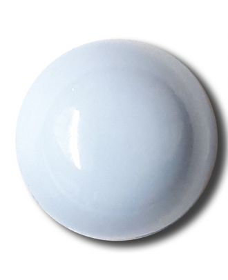 glänzende konvexe Halbkugel mit Öse  - Größe: 18mm - Farbe: blau / hellblau - Art.Nr. 242842