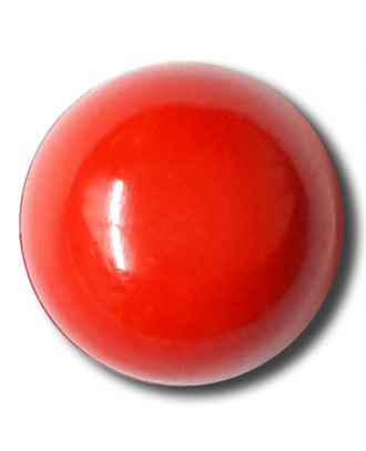 glänzende konvexe Halbkugel mit Öse  - Größe: 15mm - Farbe: rot - Art.Nr. 222834