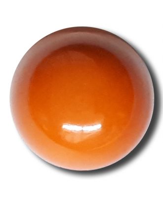 glänzende konvexe Halbkugel mit Öse  - Größe: 18mm - Farbe: lachs / orange - Art.Nr. 242848