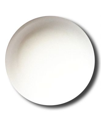 glänzende konvexe Halbkugel mit Öse  - Größe: 13mm - Farbe: weiss - Art.Nr. 211791