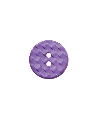 Polyamidknopf rund mit 2 Löchern - Größe:  13mm - Farbe: lila - ArtNr.: 224031