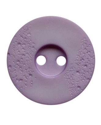 polyamide button round shape with fine structure and 2 holes - Size: 15mm - Color: flieder - Art.No.: 268804