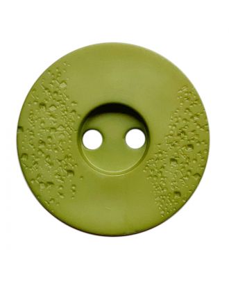 polyamide button round shape with fine structure and 2 holes - Size: 15mm - Color: hellgrün - Art.No.: 268805