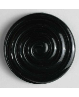 Modeknopf glänzend, spiralförmig - Größe: 45mm - Farbe: schwarz - Art.Nr. 370247