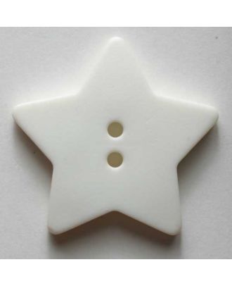 Quiltingknopf in Form eines hübschen Sternes -  Größe: 15mm - Farbe: beige - Art.Nr. 189030