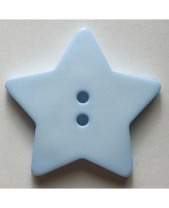 Quiltingknopf in Form eines hübschen Sternes - Größe: 28mm - Farbe: blau - Art.Nr. 289032