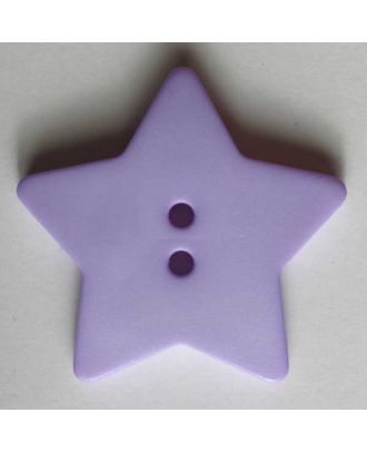 Quiltingknopf in Form eines hübschen Sternes - Größe: 15mm - Farbe: lila - Art.Nr. 189037