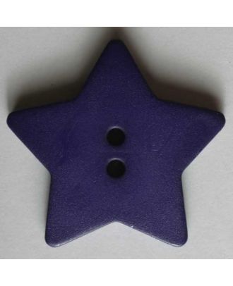 Quiltingknopf in Form eines hübschen Sternes -  Größe: 28mm - Farbe: lila - Art.Nr. 289038